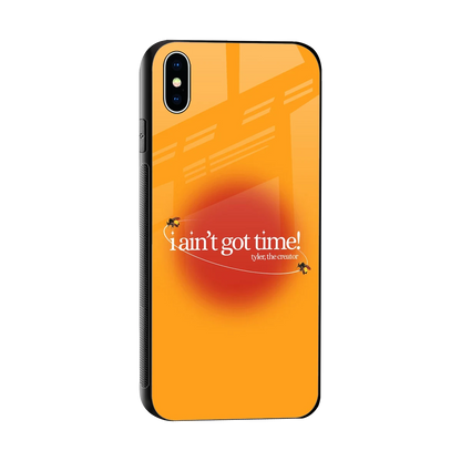 Busy Bee sleek iphone xs max cover with tempered glass back and TPU edges