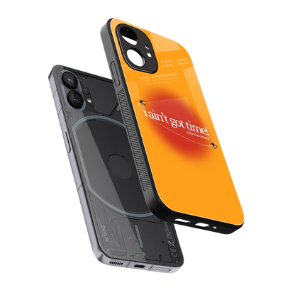 Busy Bee sleek nothing phone 1 cover with tempered glass back and TPU edges
