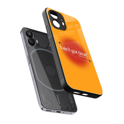 Busy Bee sleek nothing phone 2 cover with tempered glass back and TPU edges