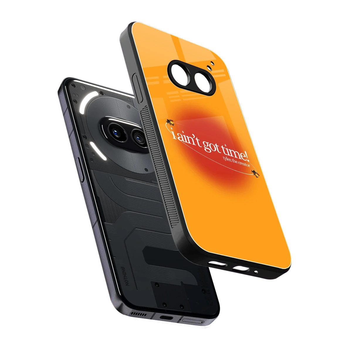 Busy Bee sleek nothing phone 2a cover with tempered glass back and TPU edges