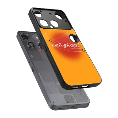 Busy Bee sleek nothing phone 3 cover with tempered glass back and TPU edges