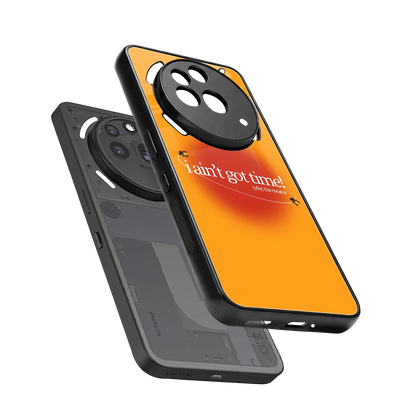 Busy Bee sleek nothing phone 3a pro cover with tempered glass back and TPU edges