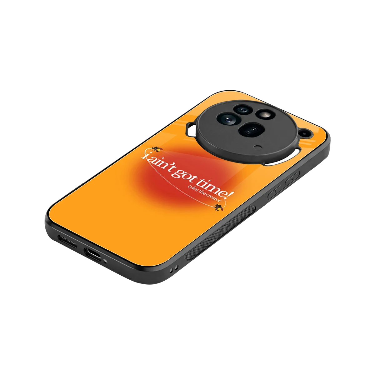 Busy Bee stylish phone case for nothing phone 3a pro | glossy glass and slim fit