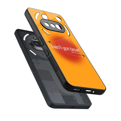 Busy Bee sleek nothing phone 3a cover with tempered glass back and TPU edges