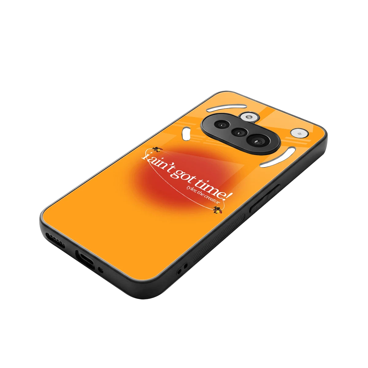 Busy Bee stylish phone case for nothing phone 3a | glossy glass and slim fit