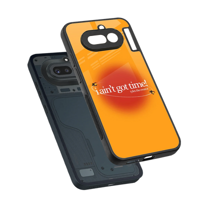 Busy Bee sleek nothing phone 4a cover with tempered glass back and TPU edges