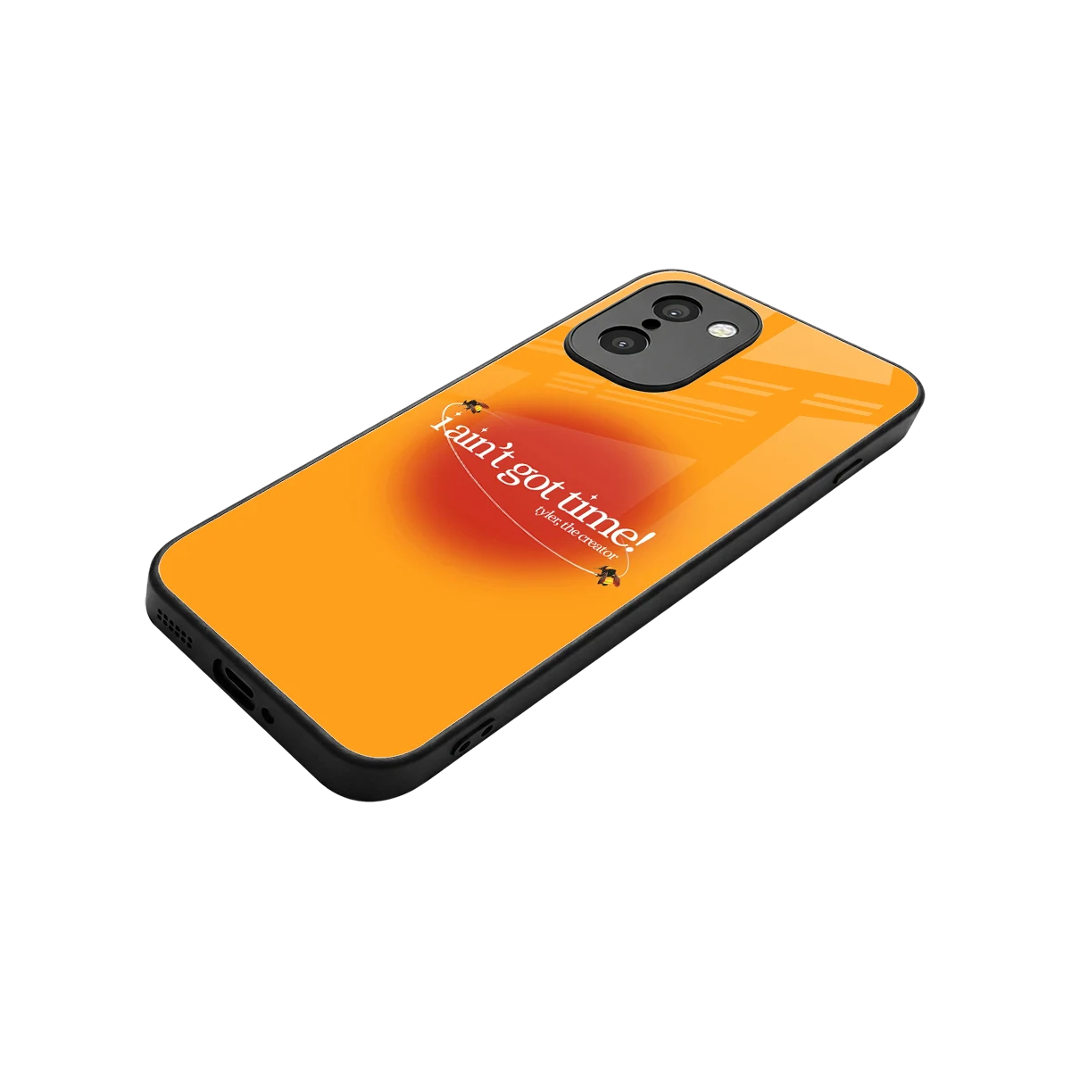 Busy Bee stylish phone case for oneplus 15r | glossy glass and slim fit