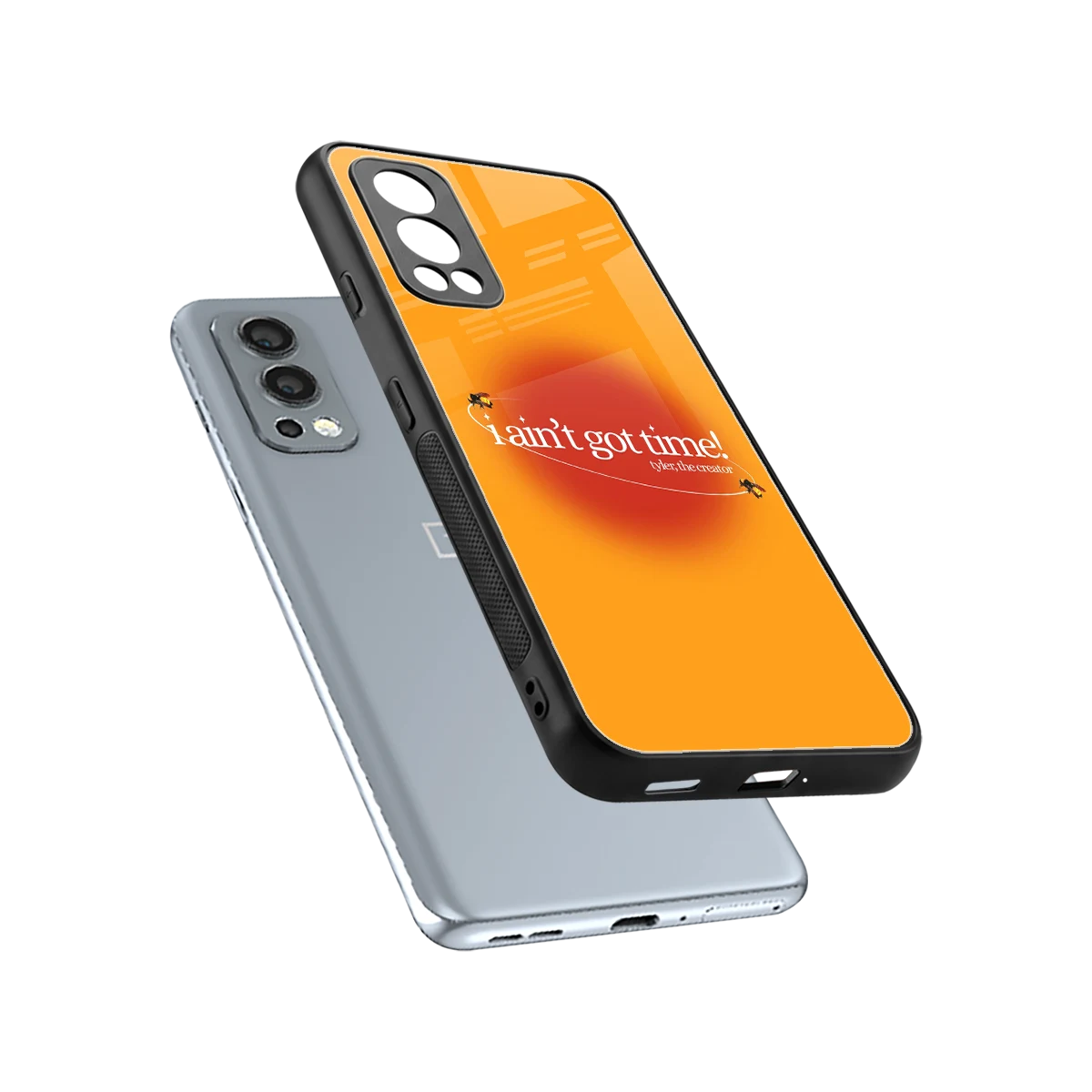 Busy Bee sleek oneplus nord 2 cover with tempered glass back and TPU edges