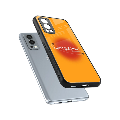 Busy Bee sleek oneplus nord 2 cover with tempered glass back and TPU edges