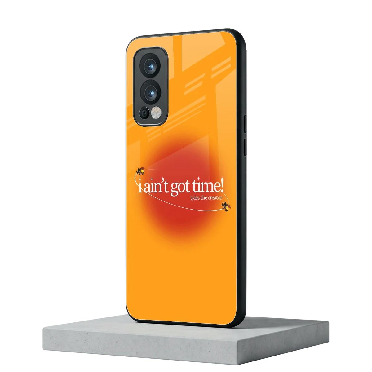 Busy Bee oneplus nord 2 mobile cover | shockproof glass phone case