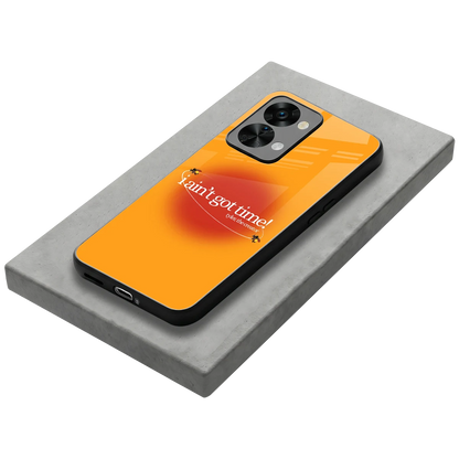 Busy Bee stylish phone case for oneplus nord 2t | glossy glass and slim fit
