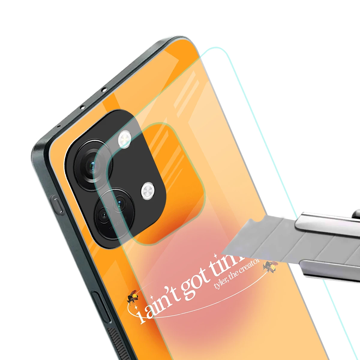 Busy Bee stylish phone case for oneplus nord 3 | glossy glass and slim fit
