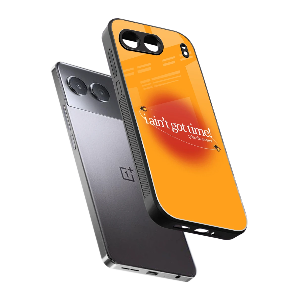 Busy Bee sleek oneplus nord 4 cover with tempered glass back and TPU edges