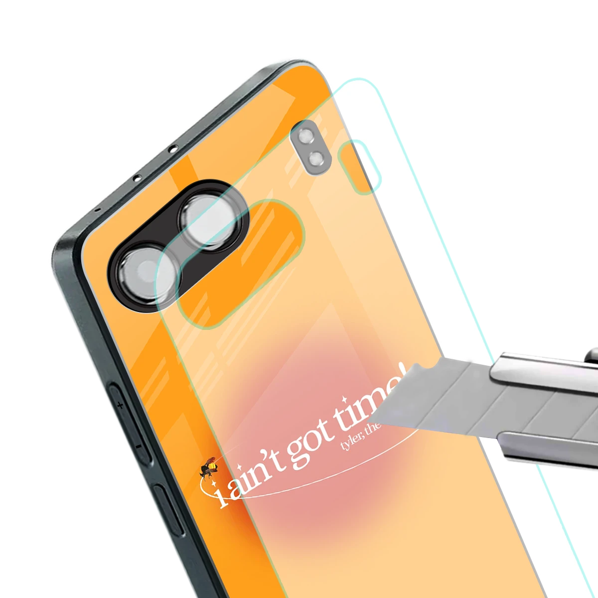 Busy Bee stylish phone case for oneplus nord 4 | glossy glass and slim fit