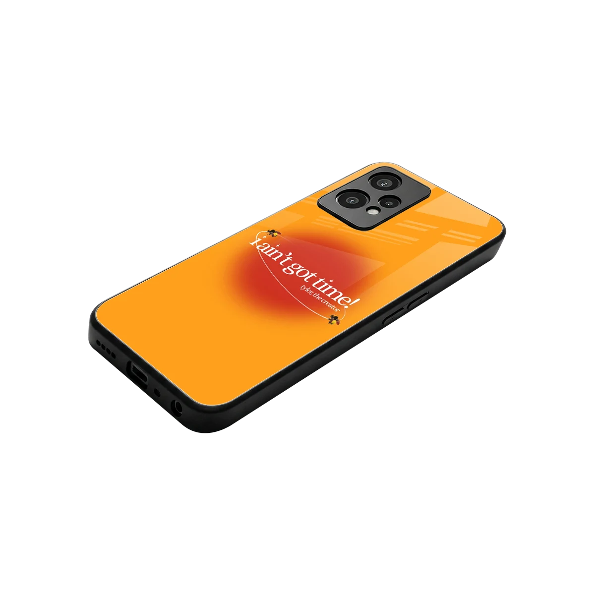 Busy Bee stylish phone case for oneplus nord ce 2 lite | glossy glass and slim fit