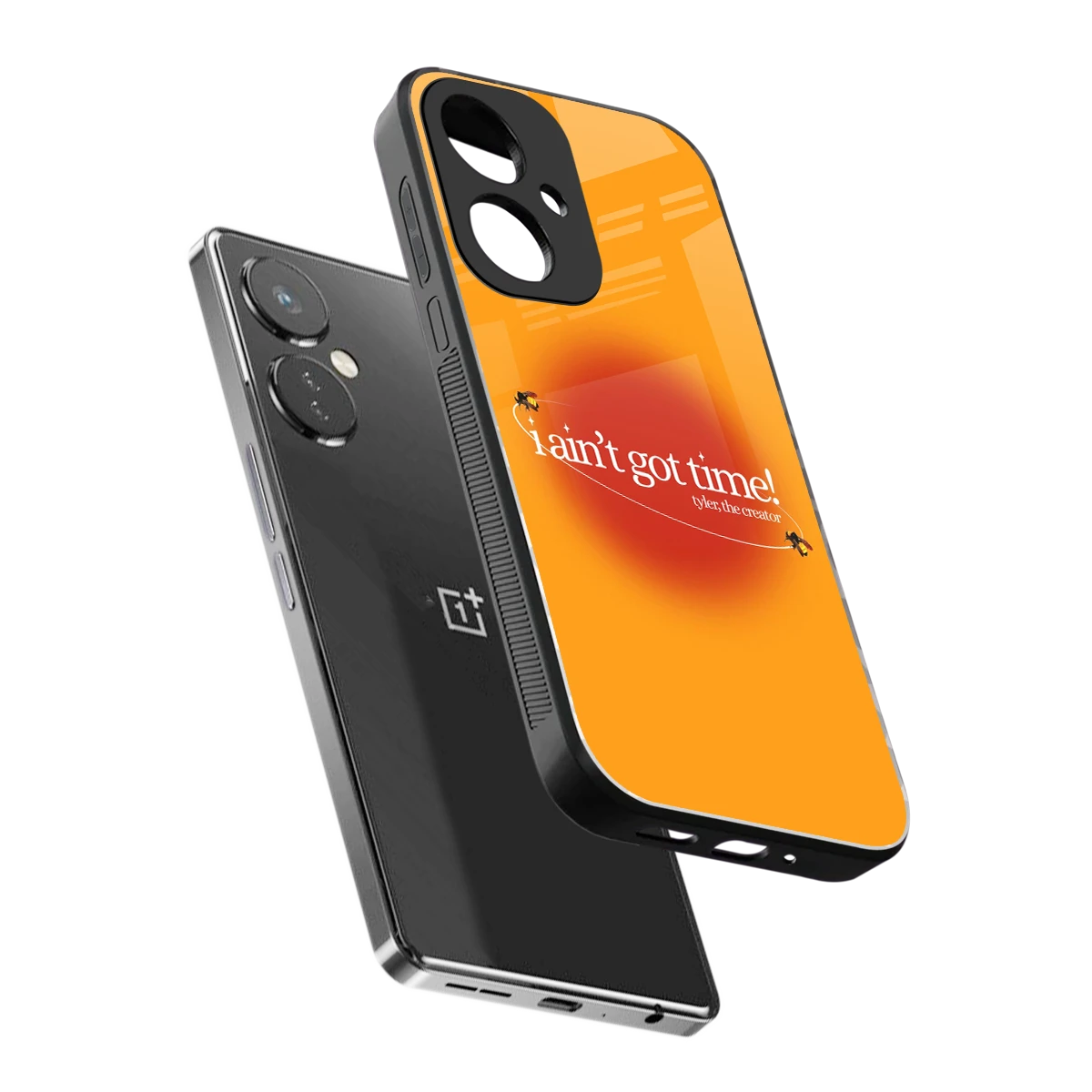 Busy Bee sleek oneplus nord ce 3 cover with tempered glass back and TPU edges