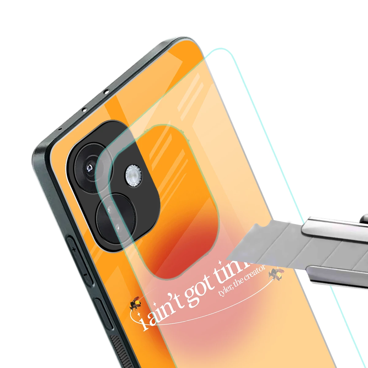 Busy Bee stylish phone case for oneplus nord ce 3 | glossy glass and slim fit