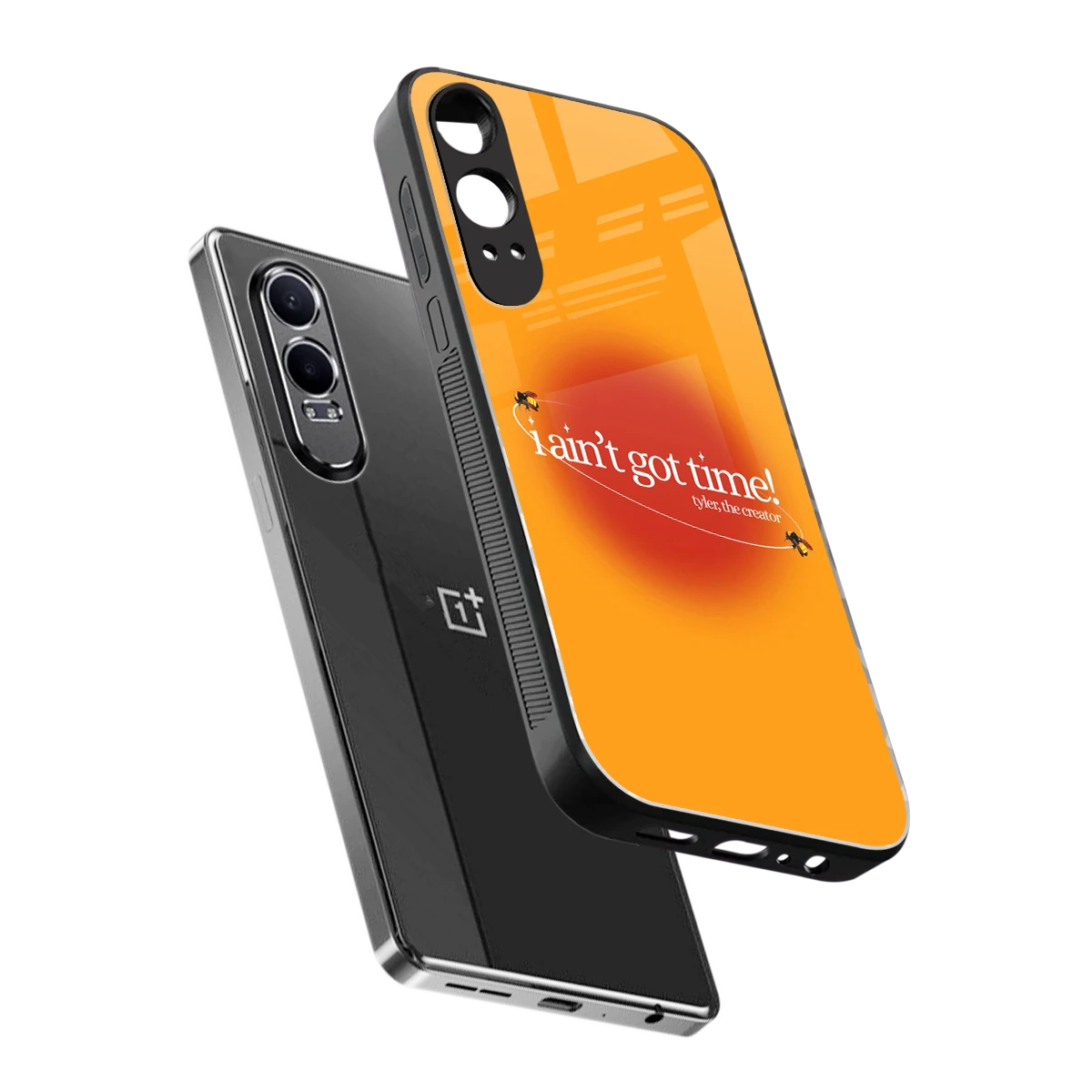 Busy Bee sleek oneplus nord ce 4 lite cover with tempered glass back and TPU edges