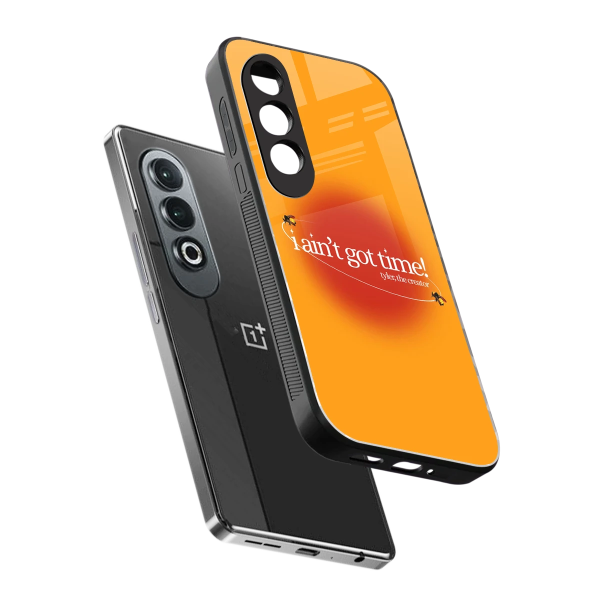 Busy Bee sleek oneplus nord ce 4 cover with tempered glass back and TPU edges