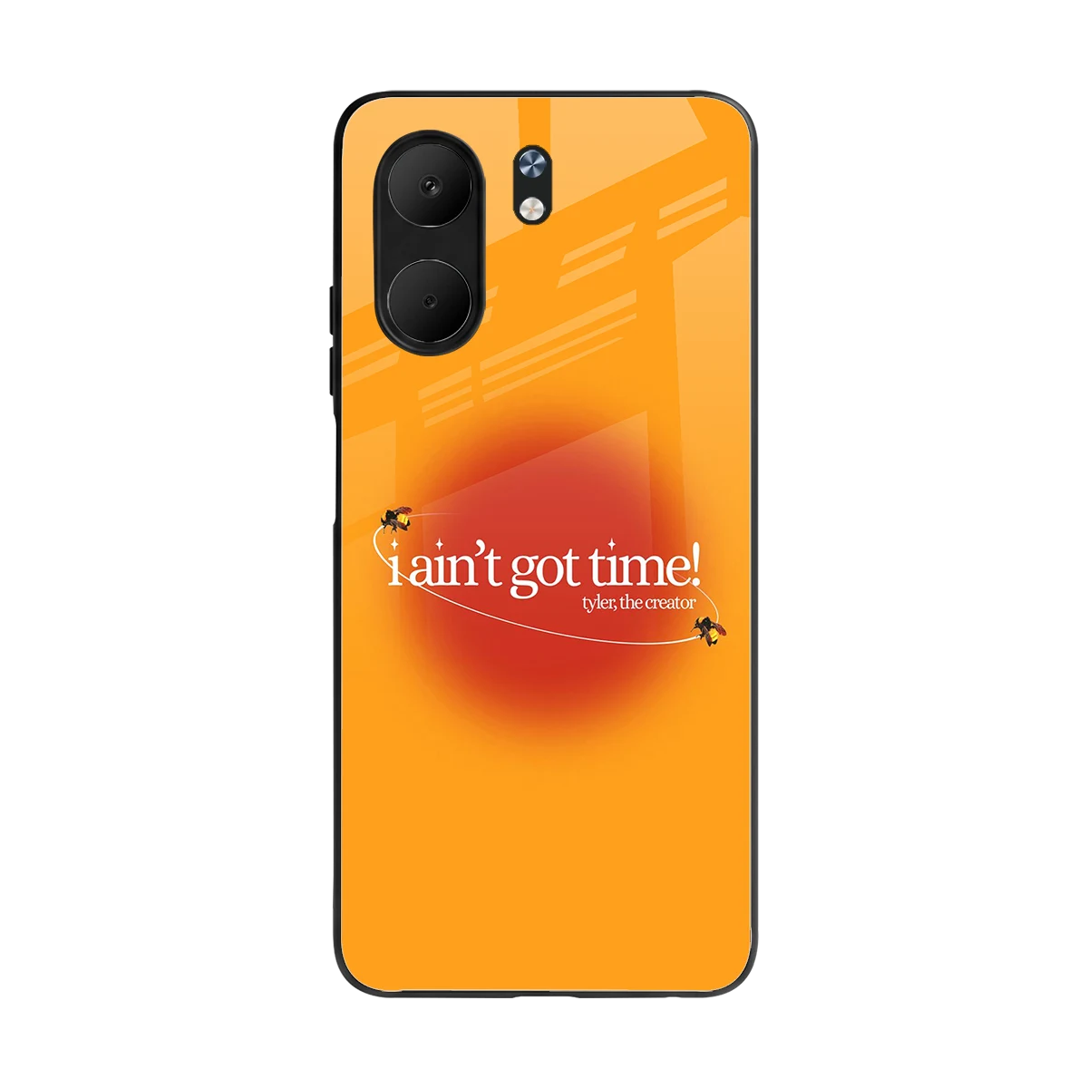 Busy Bee back phone cover | glass case for oppo a5x 5g