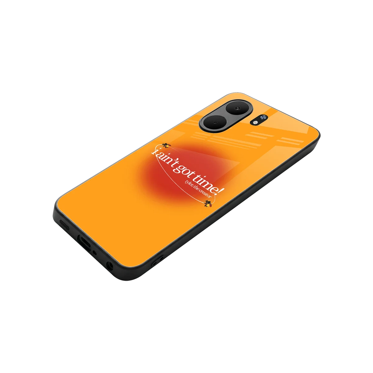 Busy Bee stylish phone case for oppo a5x 5g | glossy glass and slim fit