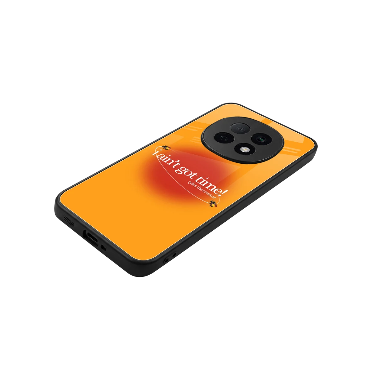 Busy Bee stylish phone case for oppo f29 pro 5g | glossy glass and slim fit