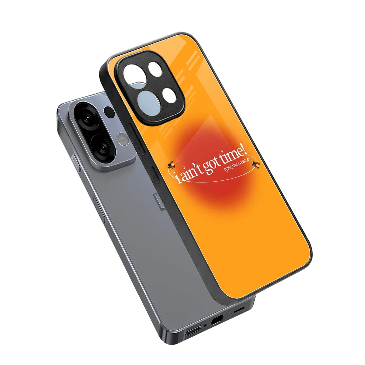Busy Bee sleek oppo k13 5g cover with tempered glass back and TPU edges