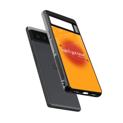 Busy Bee sleek google pixel 6a cover with tempered glass back and TPU edges