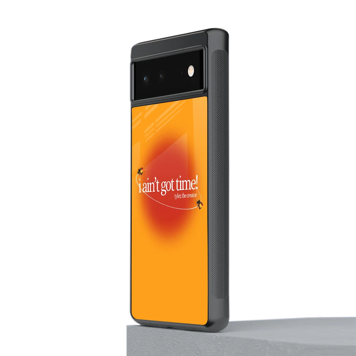 Busy Bee stylish phone case for google pixel 6 | glossy glass and slim fit