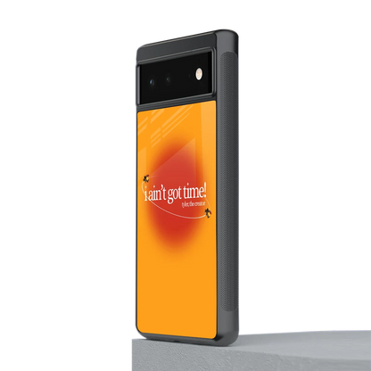 Busy Bee stylish phone case for google pixel 6a | glossy glass and slim fit