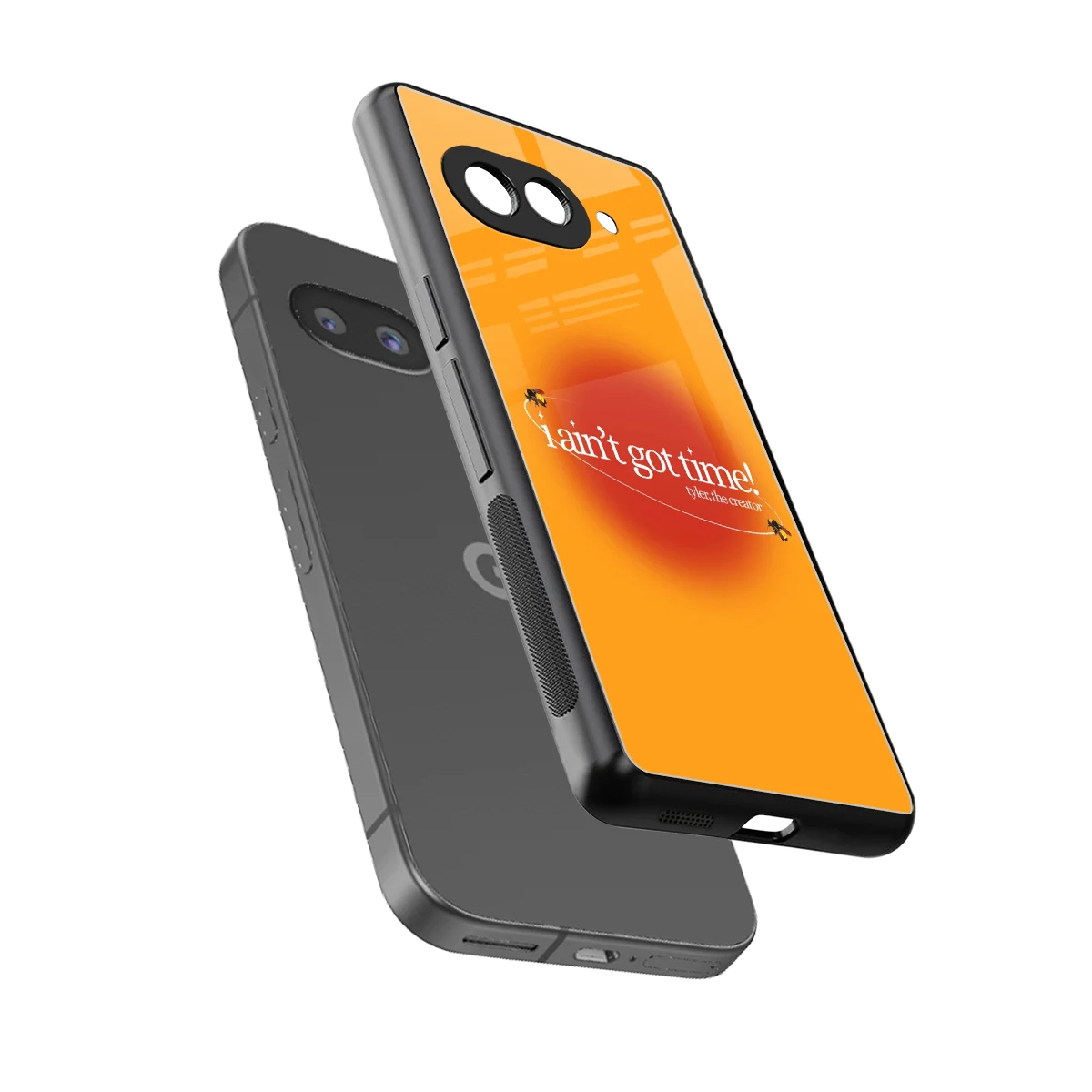 Busy Bee sleek google pixel 10a cover with tempered glass back and TPU edges