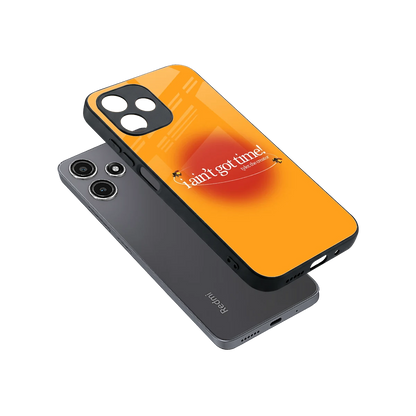 Busy Bee sleek redmi 12 5g cover with tempered glass back and TPU edges