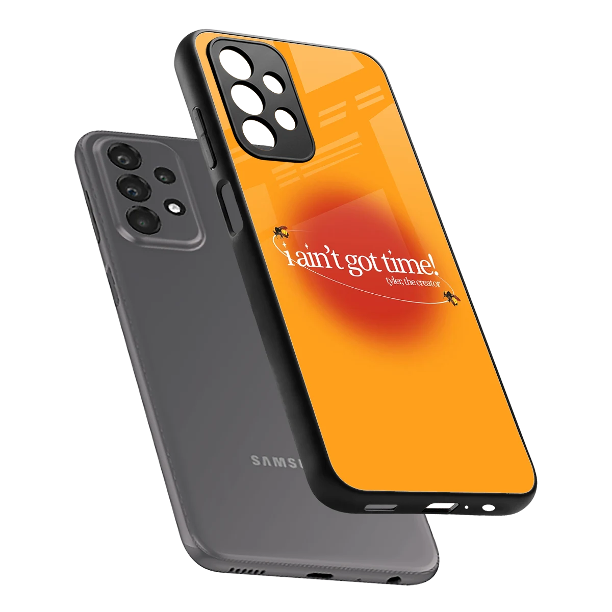 Busy Bee sleek samsung galaxy a23 cover with tempered glass back and TPU edges