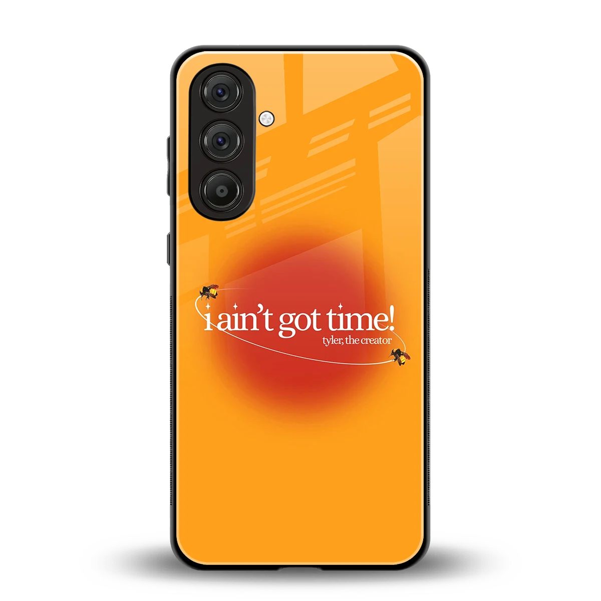 Busy Bee back phone cover | glass case for samsung galaxy m36 5g