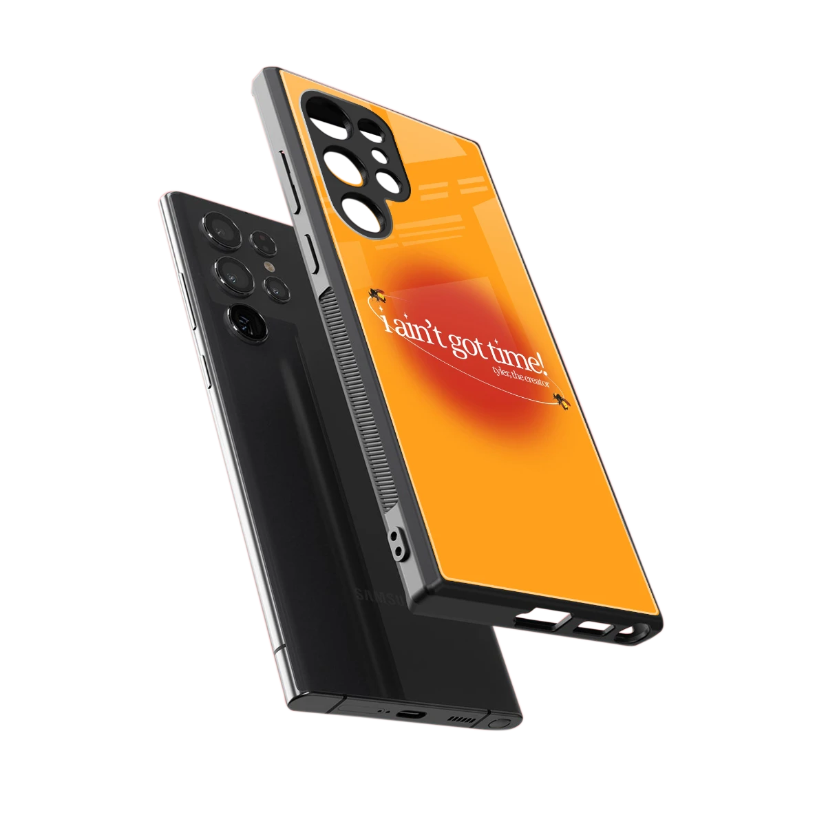 Busy Bee sleek samsung galaxy s23 ultra cover with tempered glass back and TPU edges