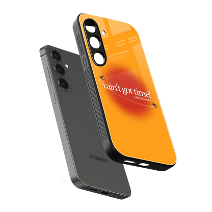 Busy Bee sleek samsung galaxy s25 cover with tempered glass back and TPU edges