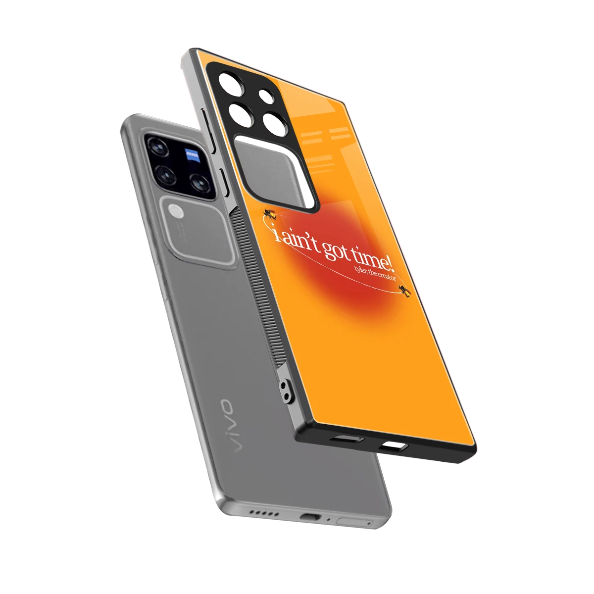 Busy Bee sleekvivo v30 pro cover with tempered glass back and TPU edges