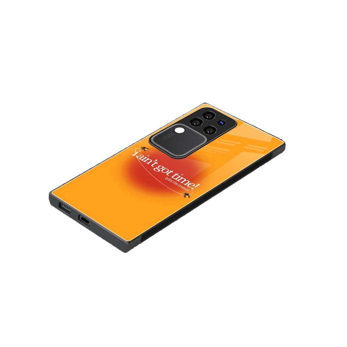 Busy Bee stylish phone case forvivo v30 pro | glossy glass and slim fit