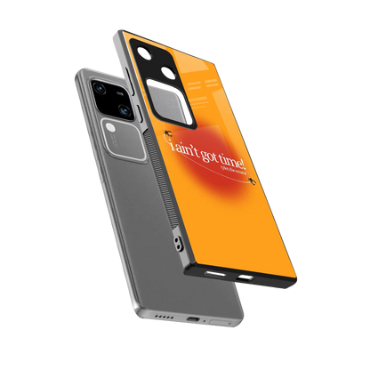 Busy Bee sleek vivo v30 cover with tempered glass back and TPU edges