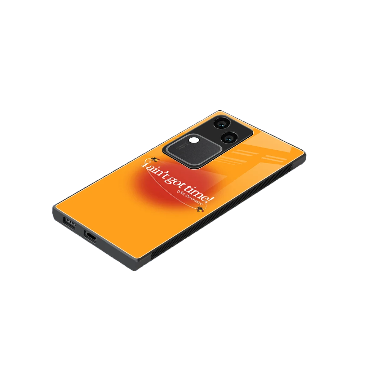 Busy Bee stylish phone case for vivo v30 | glossy glass and slim fit