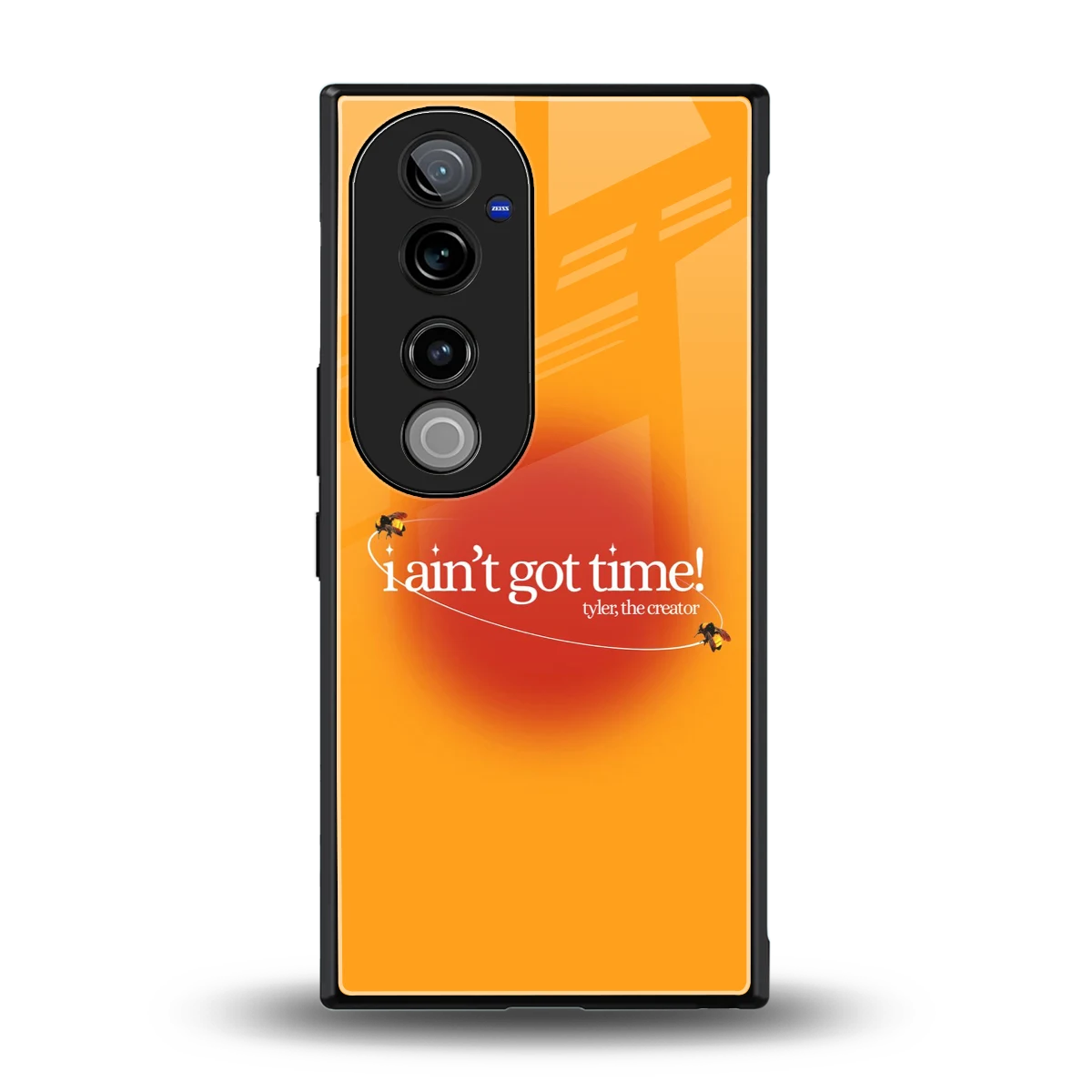 Busy Bee back phone cover | glass case for vivo v40 pro