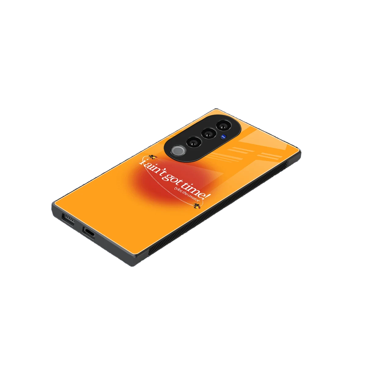Busy Bee stylish phone case for vivo v40 pro | glossy glass and slim fit