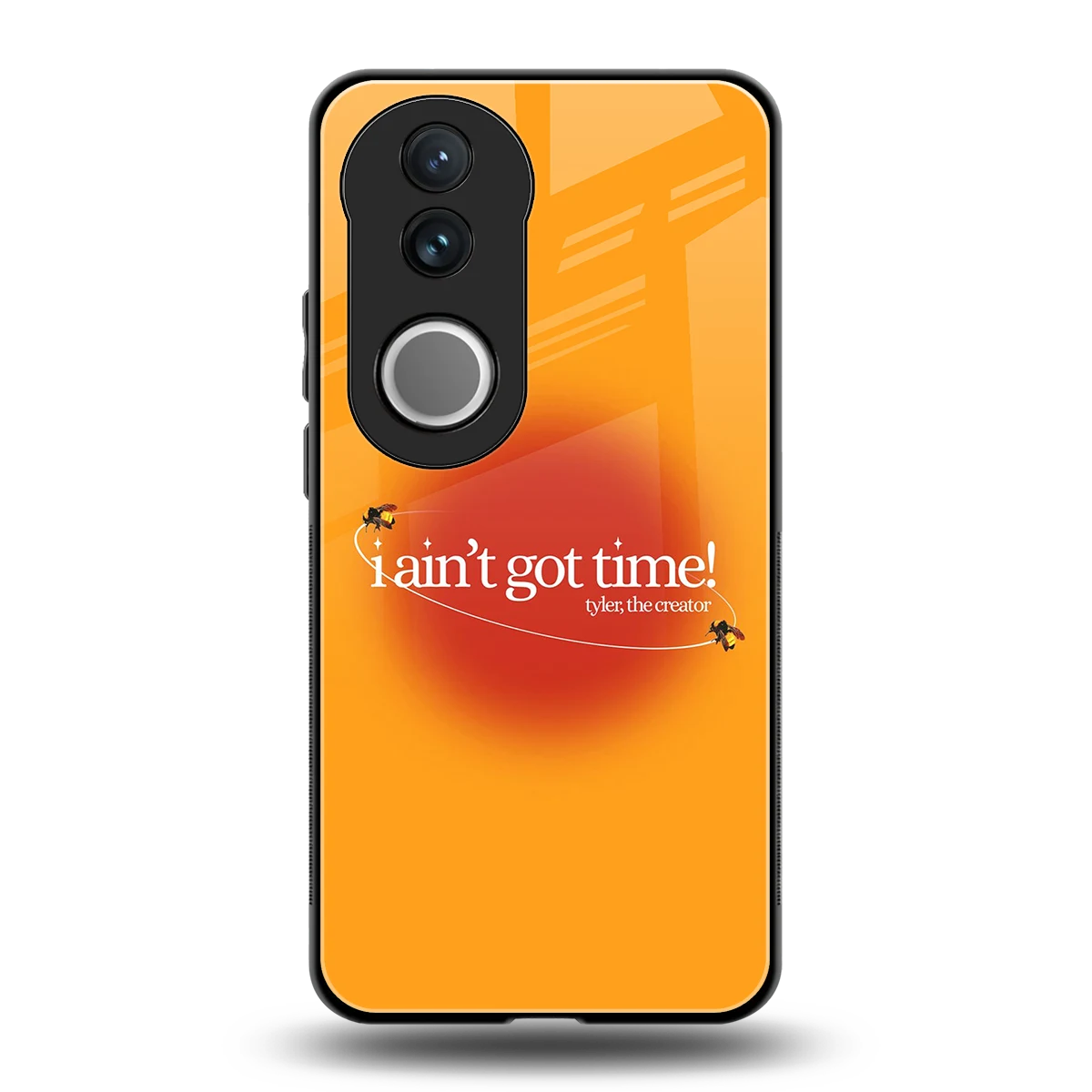 Busy Bee back phone cover | glass case for vivo v50