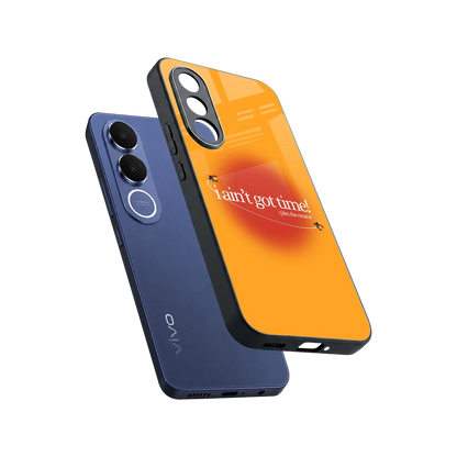 Busy Bee sleek vivo v70 fe cover with tempered glass back and TPU edges