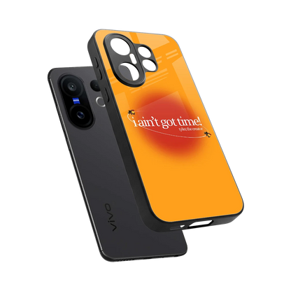 Busy Bee sleek vivo x200 fe cover with tempered glass back and TPU edges