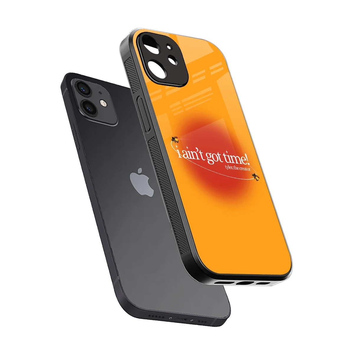 Busy Bee sleek iphone 11 cover with tempered glass back and TPU edges
