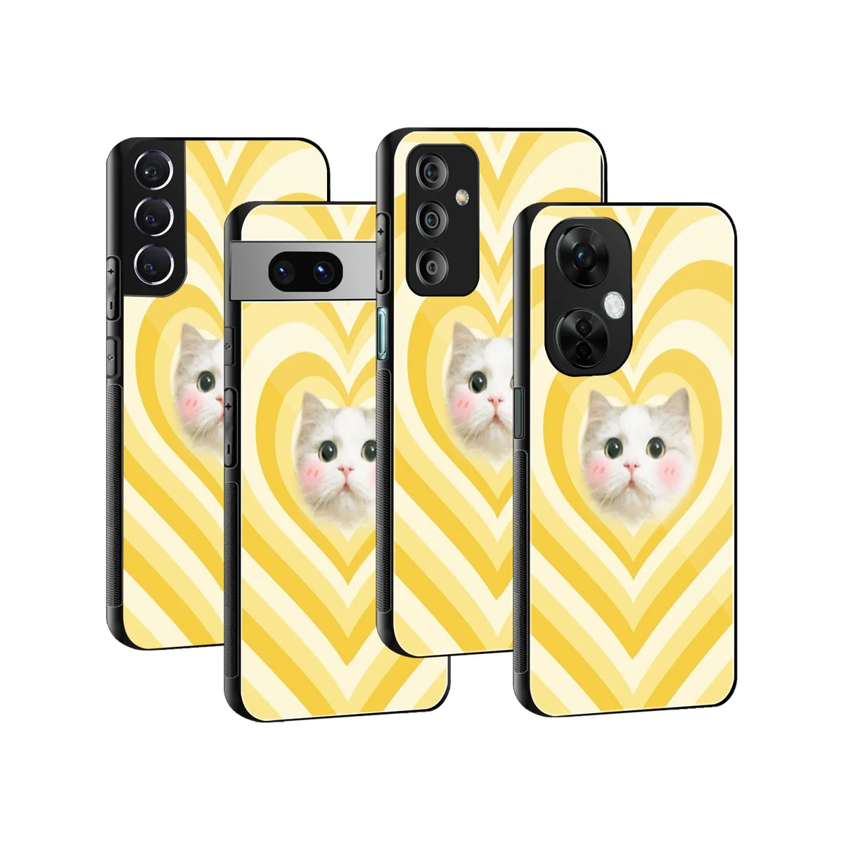 Stylish Glass Back Case for All Smartphones iPhone, Samsung, OnePlus, Pixel, Redmi, Oppo, Vivo, Motorola