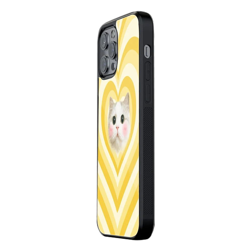 Trendy Glass Back Mobile Case for iPhone, Samsung, Redmi, OnePlus, Google Pixel, Motorola