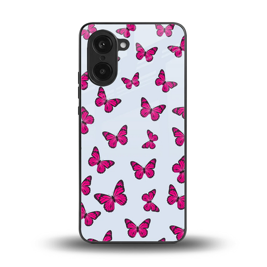 Butterfly Burst Lite back phone cover | glass case for oneplus nord ce5 5g