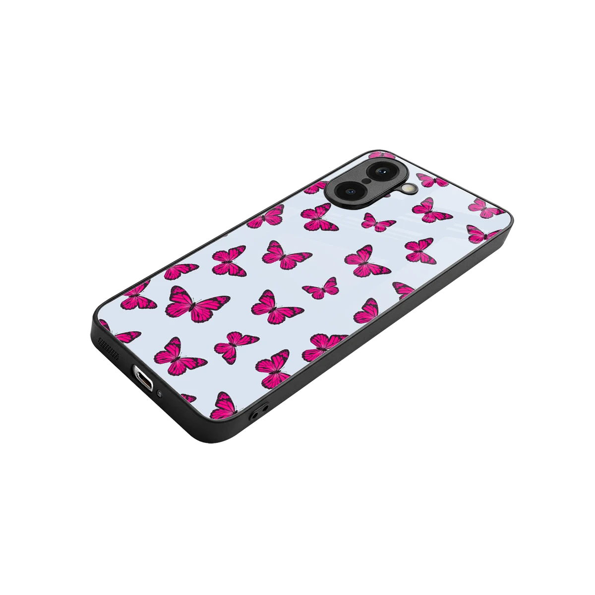 Butterfly Burst Lite stylish phone case for oneplus nord ce5 5g | glossy glass and slim fit